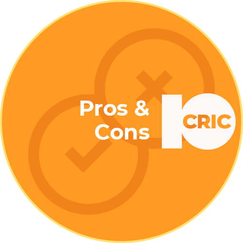 10Cric Pros & Cons