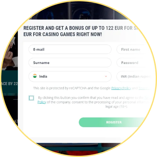 22Bet Registration