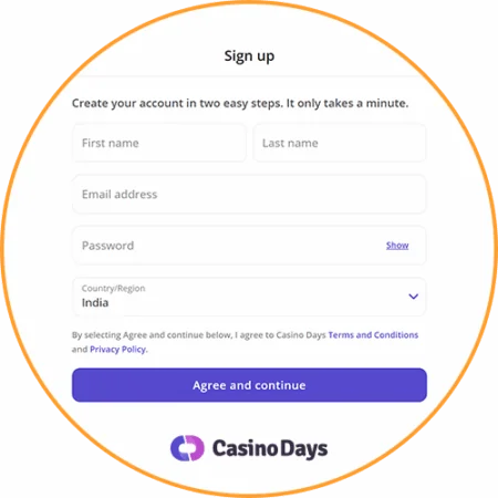 Casino Days Registration
