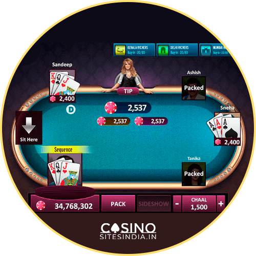 Teen Patti Gaming Process