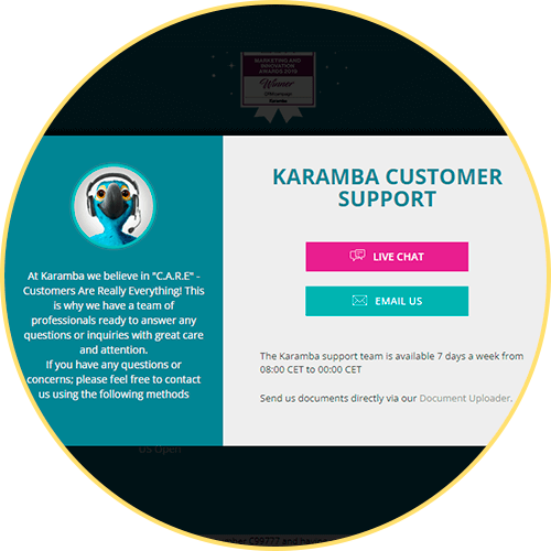 Karamba Customer Support