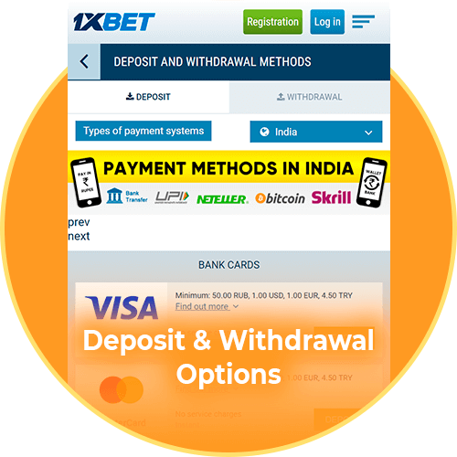 deposit & withdrawal