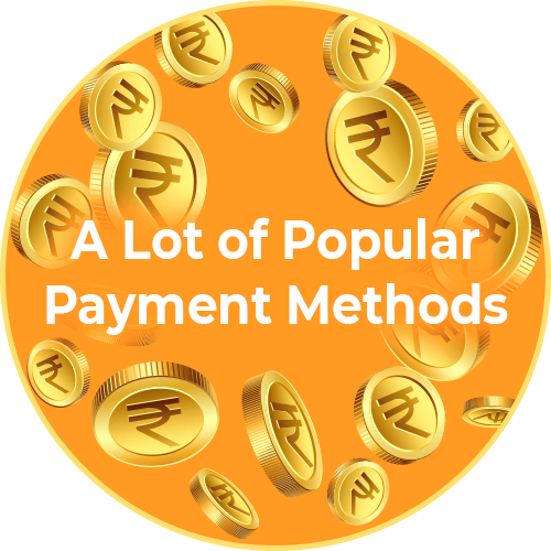 A lot of payment methods