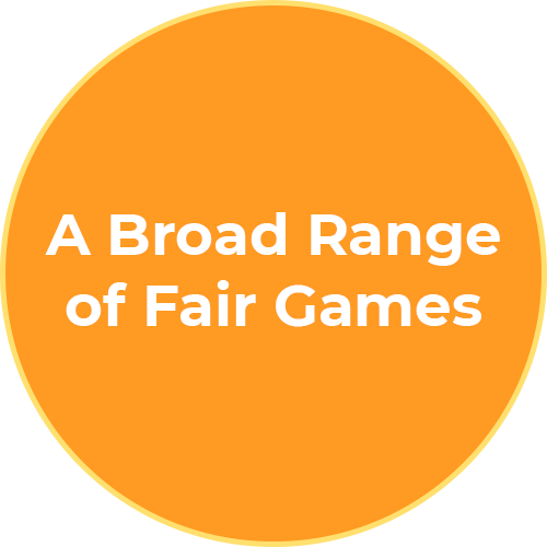 a board range of fair games