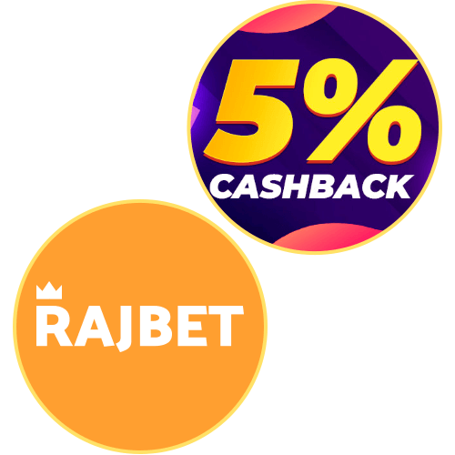 5% cashback bonus